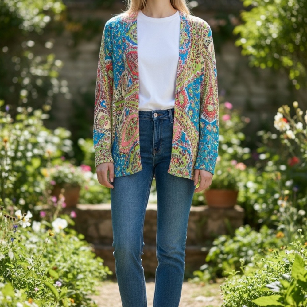 Talbots Multicolor Knit Sweater